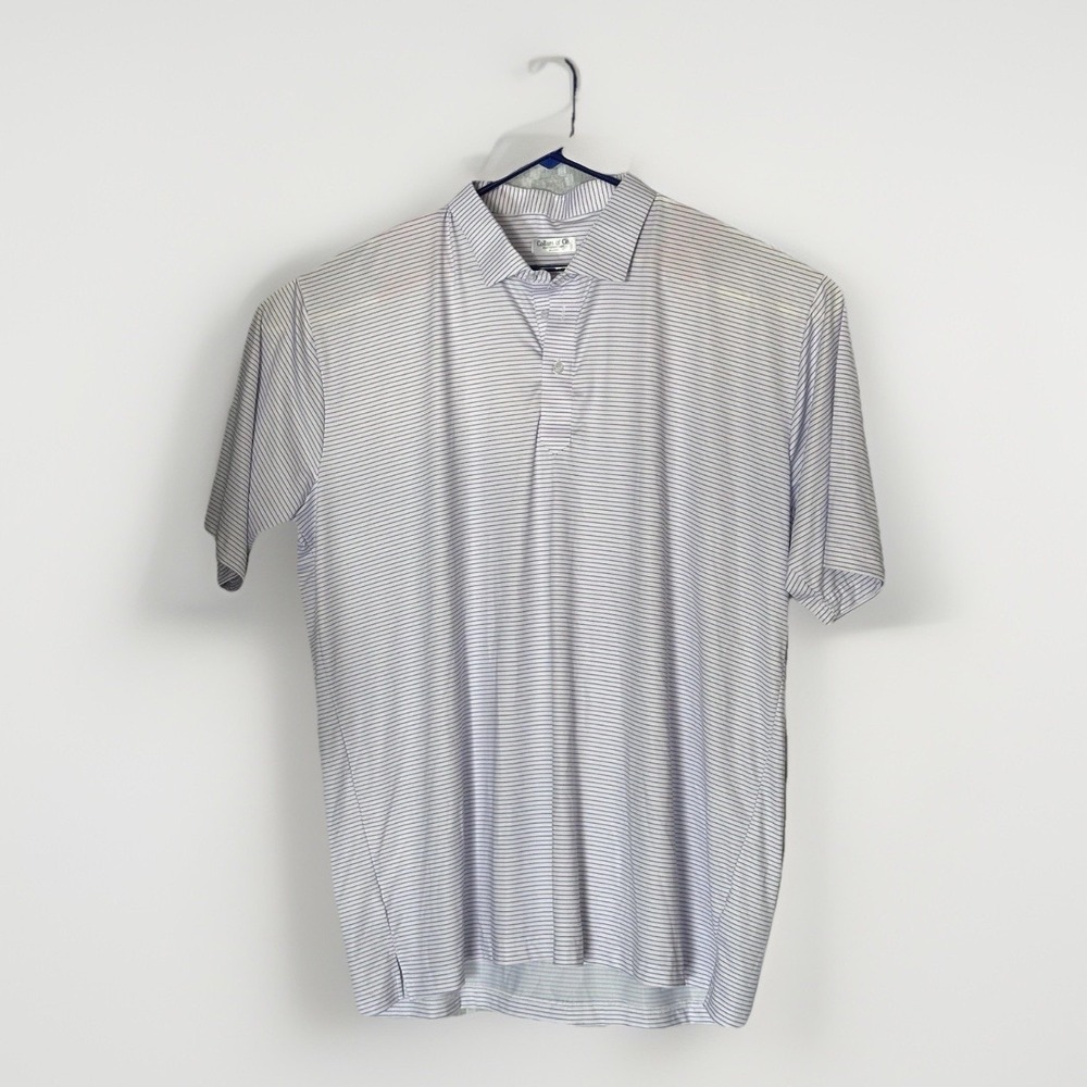 Collars & Co Polo Shirt Mens 3XL Blue Short Sleeve Lightweight Golf Casual XXXL